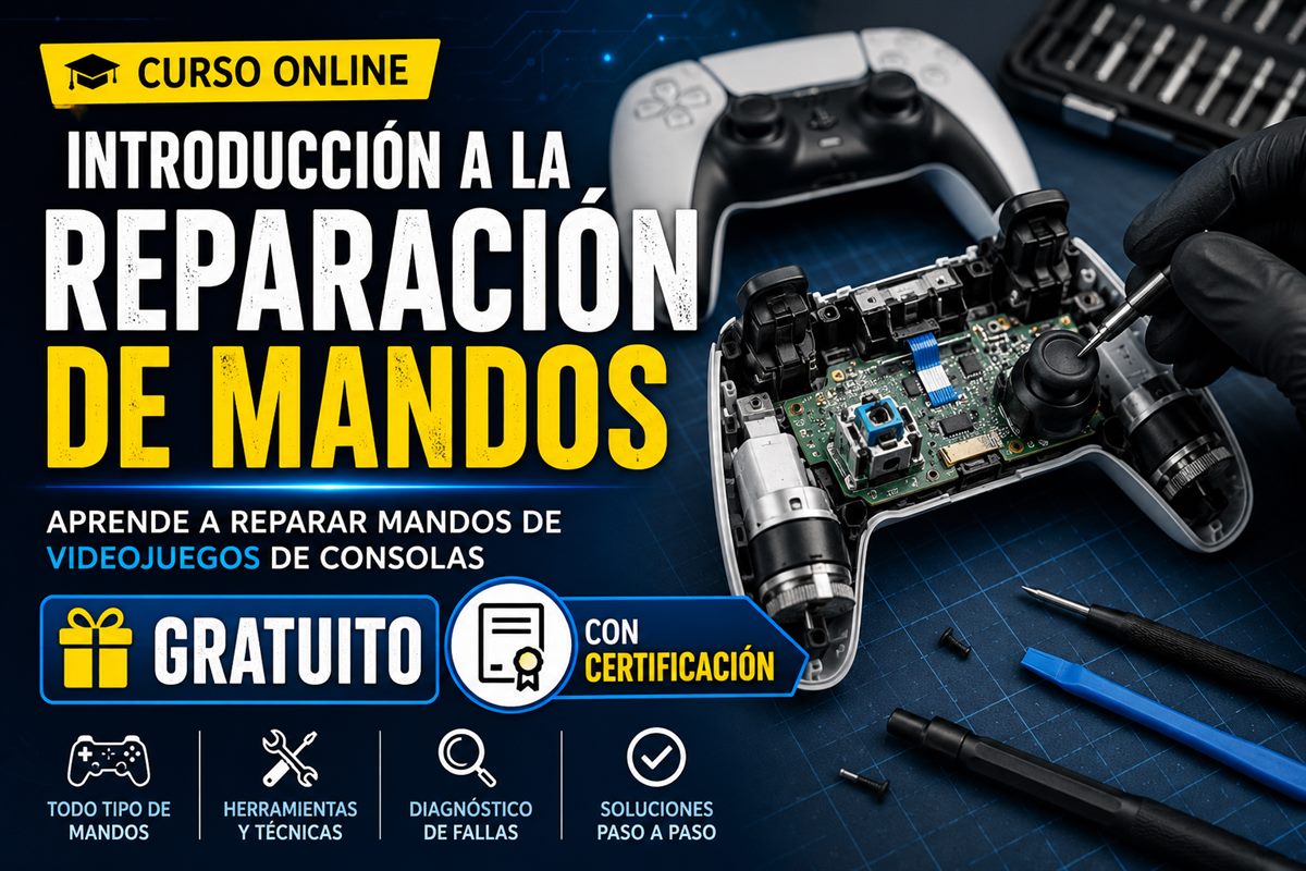 Portada del curso Introducción a la Reparación de Mandos
